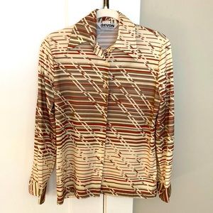 Rare vintage 1970s collared blouse